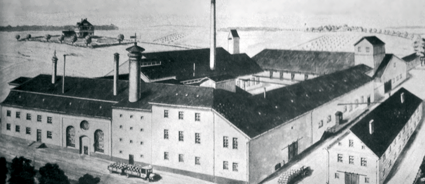 Historische Aufnahme der Fabrik